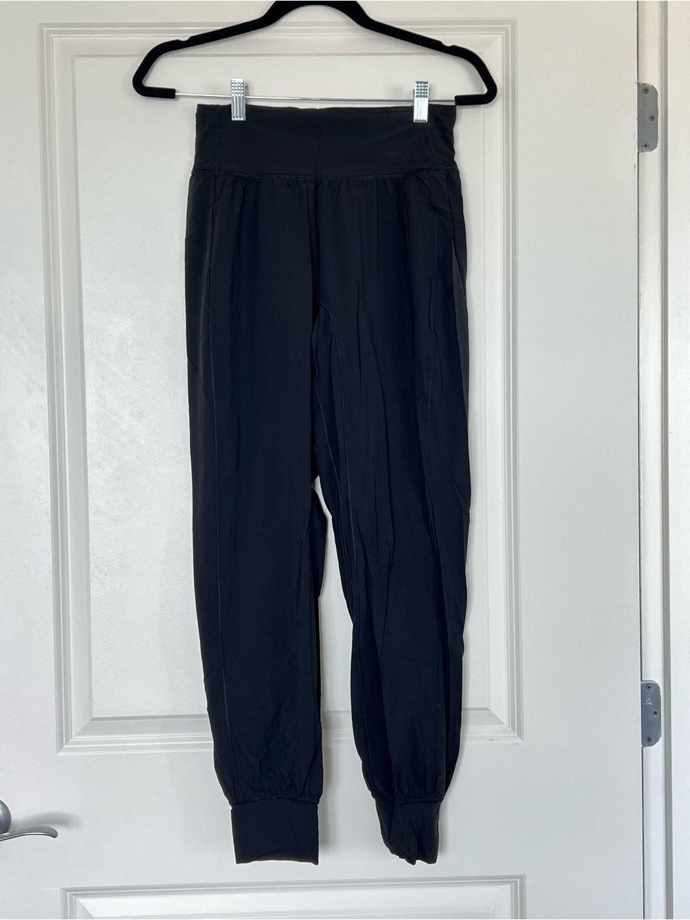 lululemon athletica Black Elastic Cuff Track Joggers